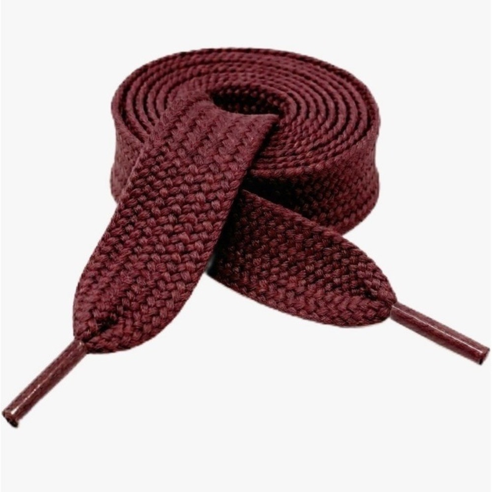 52" Thick Flat Maroon 3/4" Wide Shoe Laces For All Shoe Types And Sizes, NWT